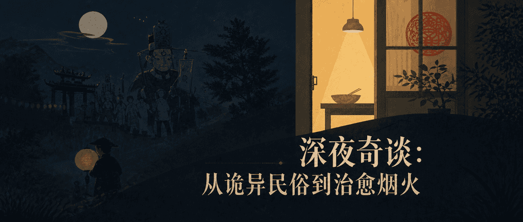 深夜奇谈:从诡异民俗到治愈烟火