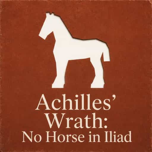 Обложка книги The Wrath of Achilles: Why the Trojan Horse Isn't in the Iliad