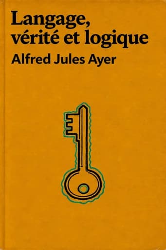 Langage, vérité et logique book cover