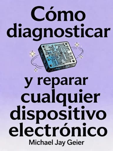 Cómo diagnosticar y reparar todo lo electrónico book cover