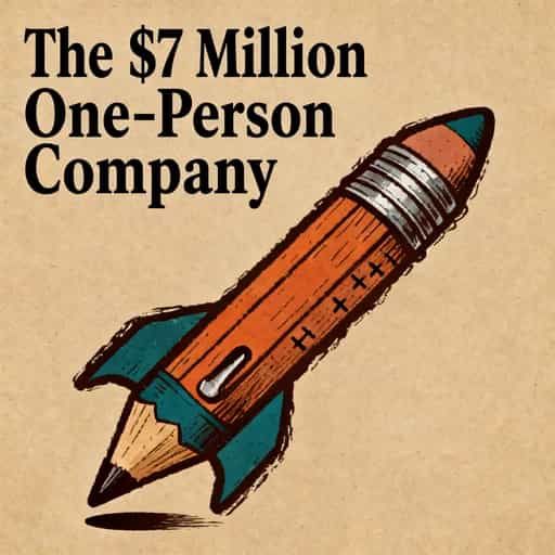 The $7 Million One-Person Company 书籍封面