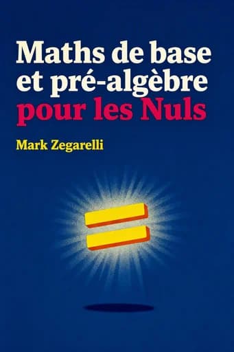 Les maths de base pour les Nuls book cover