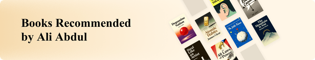 Books Recommended by Ali Abdul