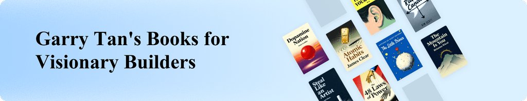 Garry Tan's Books for Visionary Builders