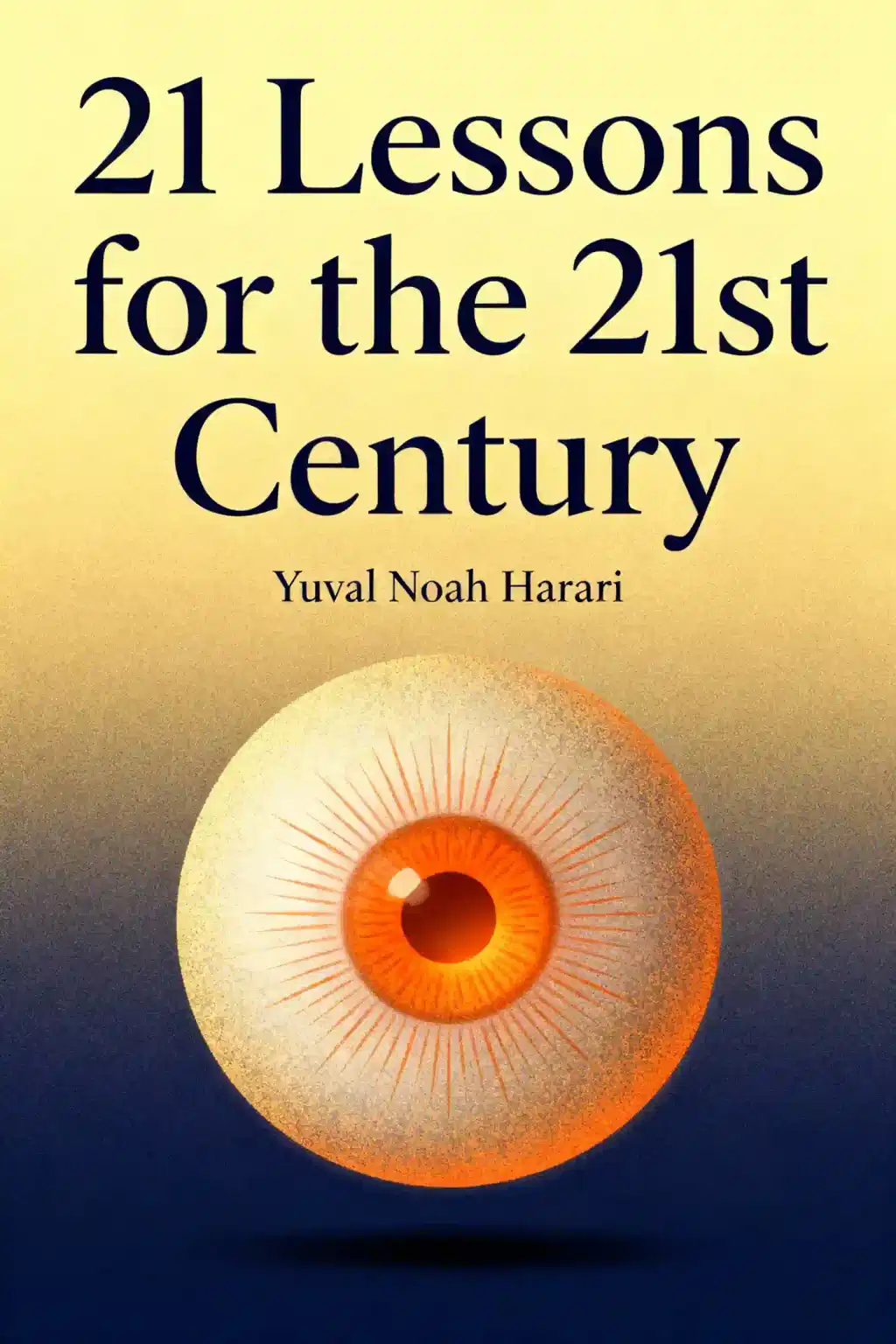 21 Lessons for the 21st Century book cover