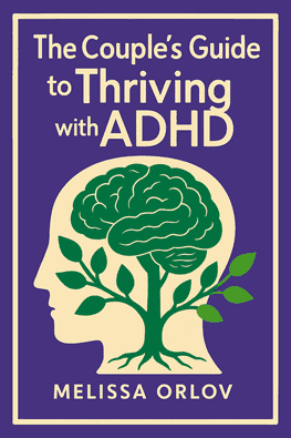 The Couple's Guide to Thriving with ADHD book cover