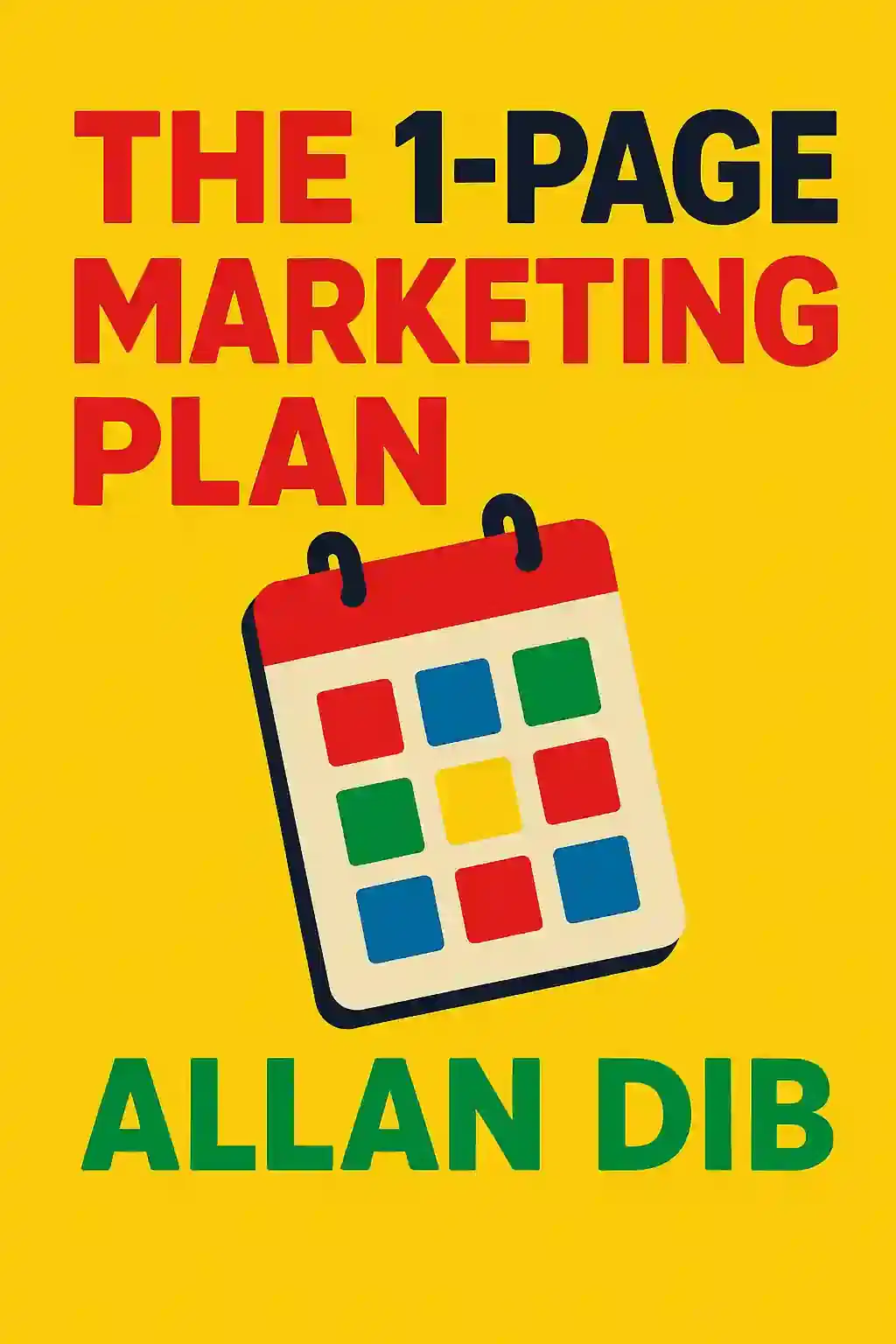 The 1-Page Marketing Plan book cover